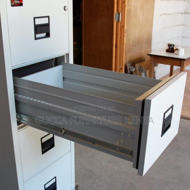 Office Furniture: Fire-Secure 4-Drawer Storage Cabinet - thumbnail 4