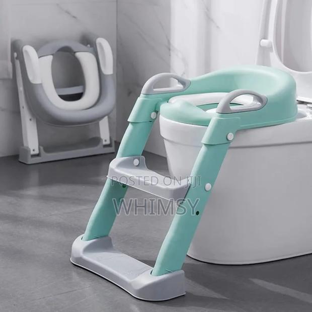 *Foldable Baby Potty Seat Potty Backrest Training Ladder* - main view
