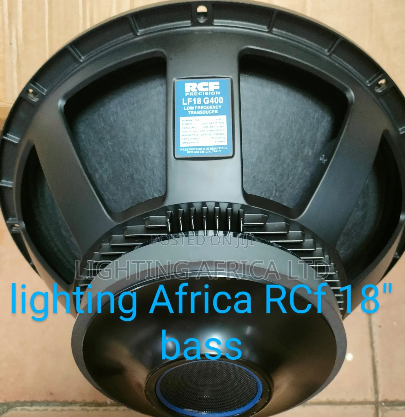 Rcf 18" Powerful 2000w Naked Bass Speaker