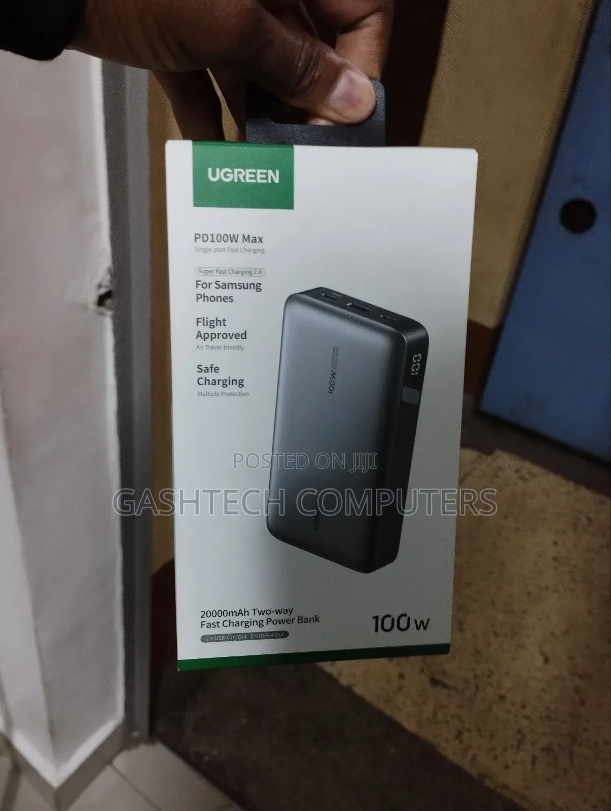 Ugreen 20000mah Two-Way Fast Charging Power Bank - Pb720