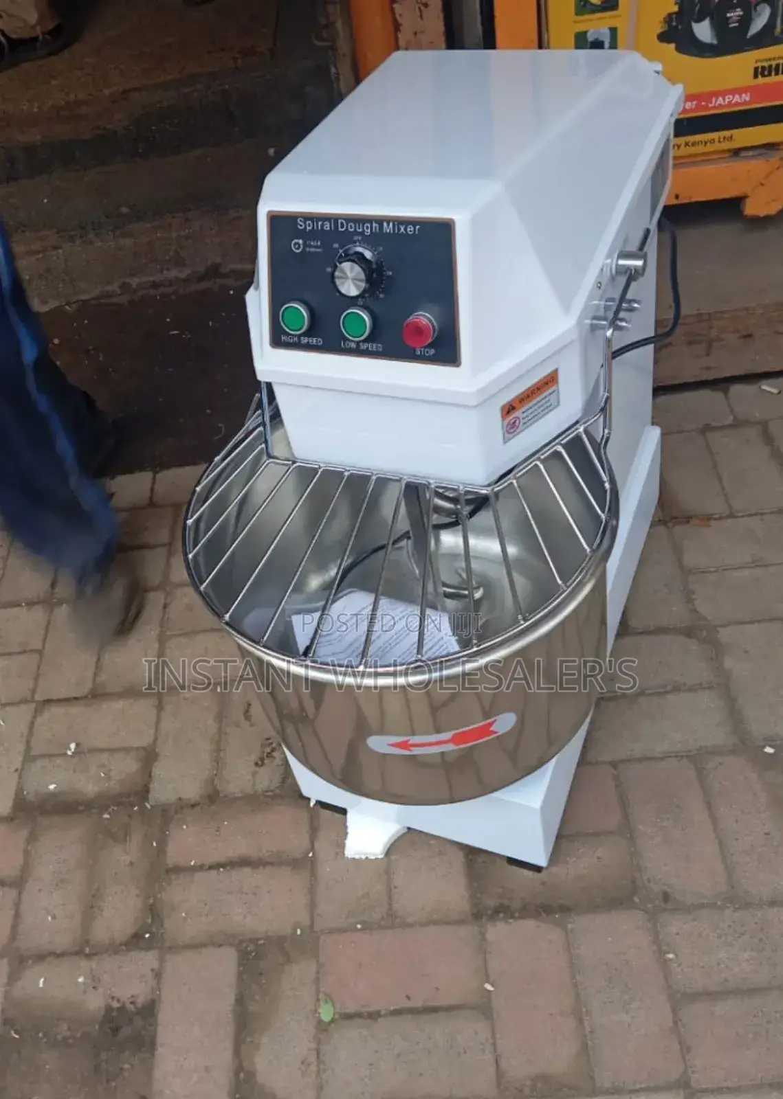 Commercial Spiral Dough Mixer 34l