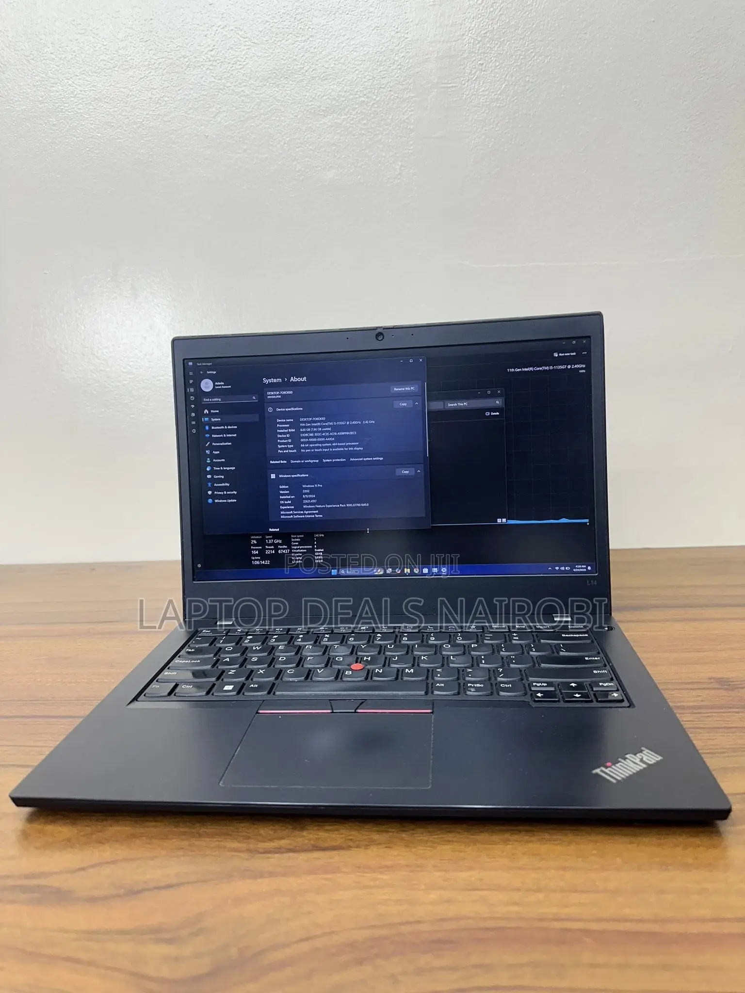 Laptop Lenovo Thinkpad L14 8GB Intel Core I5 SSD 256GB