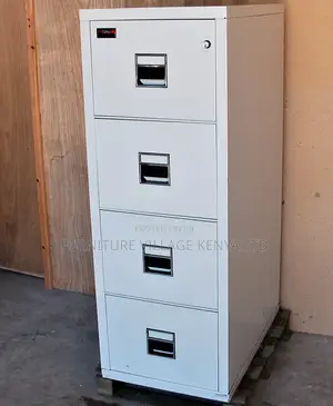 Cabinets: Office 4-Drawer Fireproof Filing Locker for Office