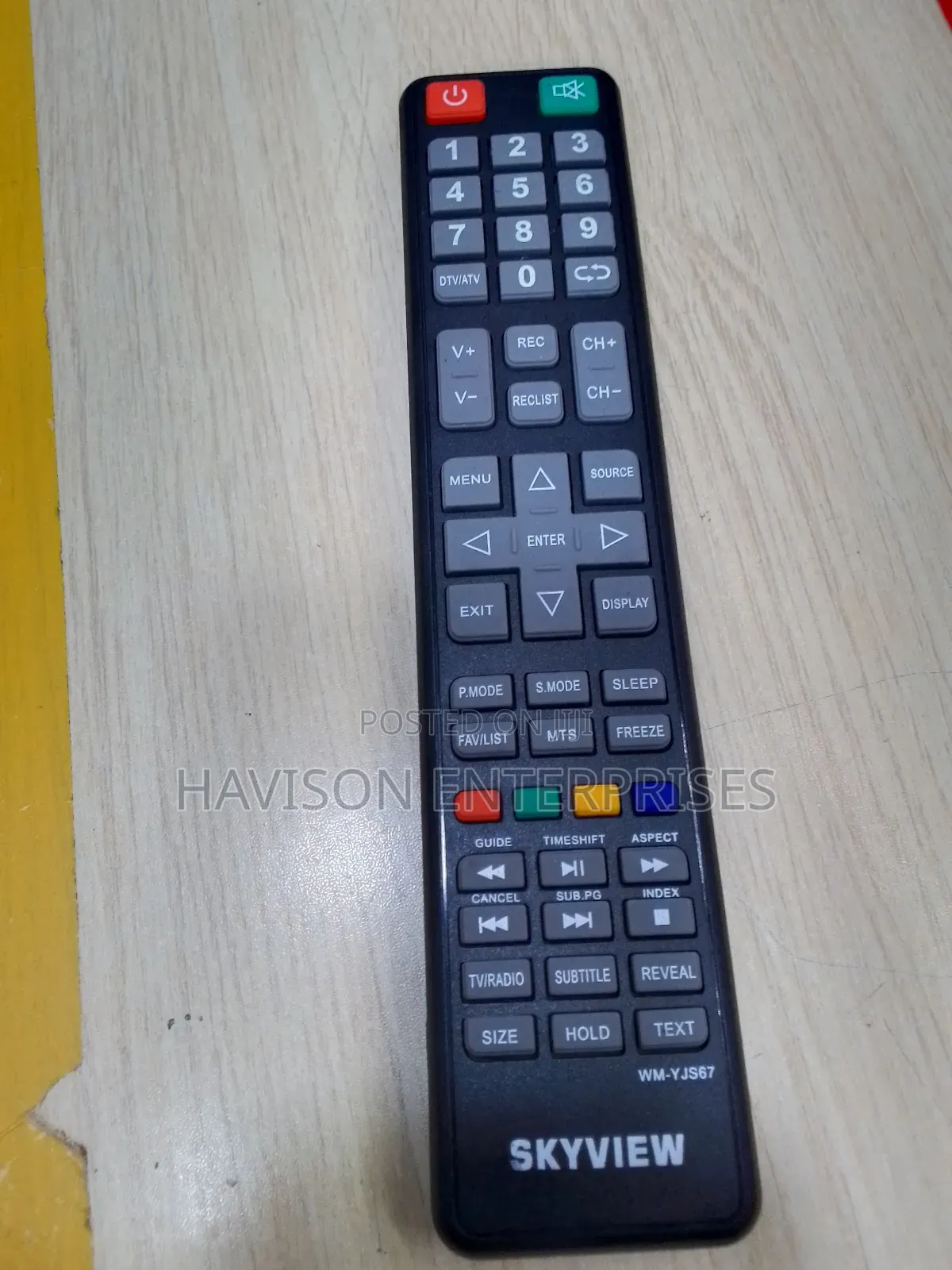 Sky View Digital Tv Remote