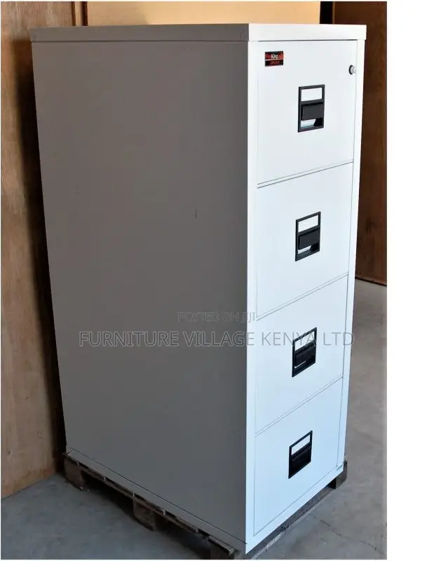 Cabinets: Office 4-Drawer Fireproof Filing Locker for Office