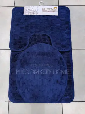 Soft Fluffy Toilet Set Mats 3 Pc Available