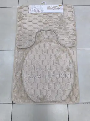 Soft Fluffy Toilet Set Mats 3 Pc Available