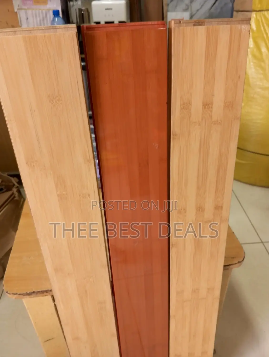 Solid Interlocking Bamboo Flooring