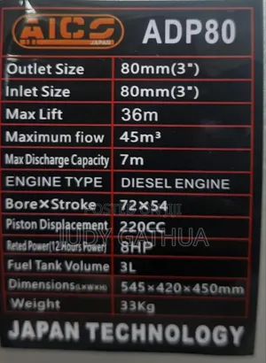 Diesel Water Pump 3"