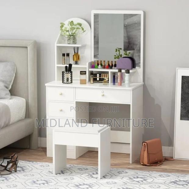 Dressing Table Vanity With Stool - thumbnail 4