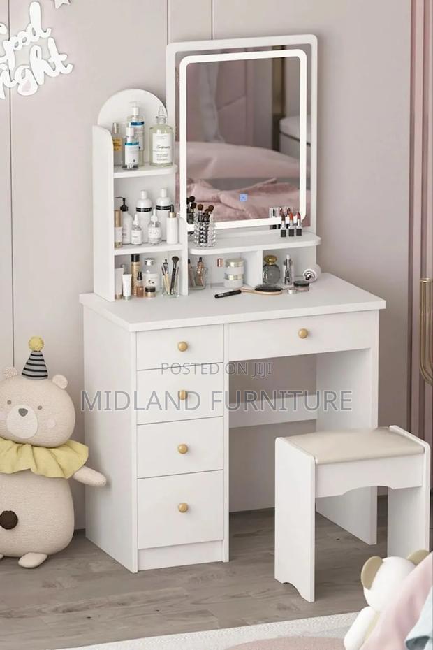 Dressing Table Vanity With Stool - thumbnail 7