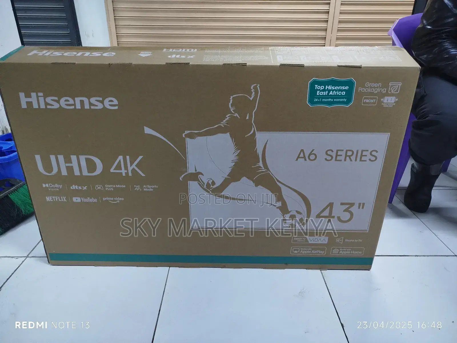 Hisense 43 Inches Uhd A6 Series