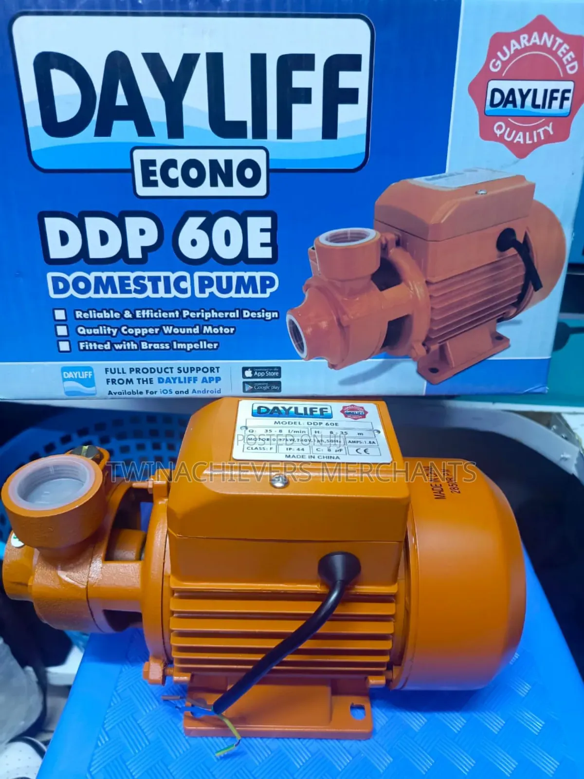 0.5hp Dayliff Water Pump