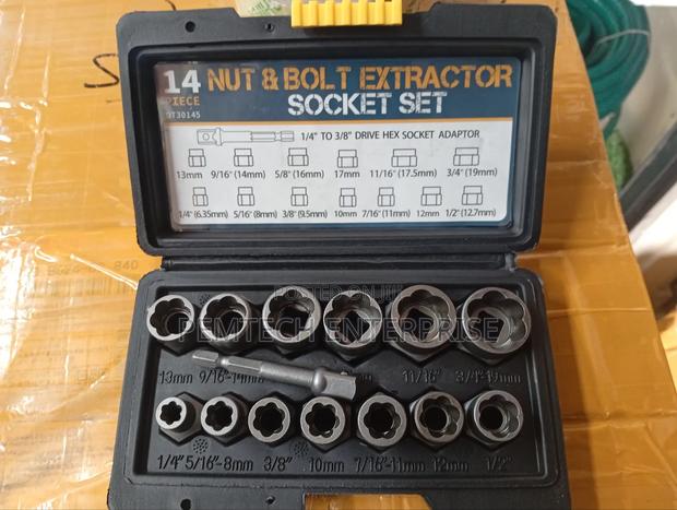14pcs Bolt And Nut Extractor Socket Set - thumbnail 3