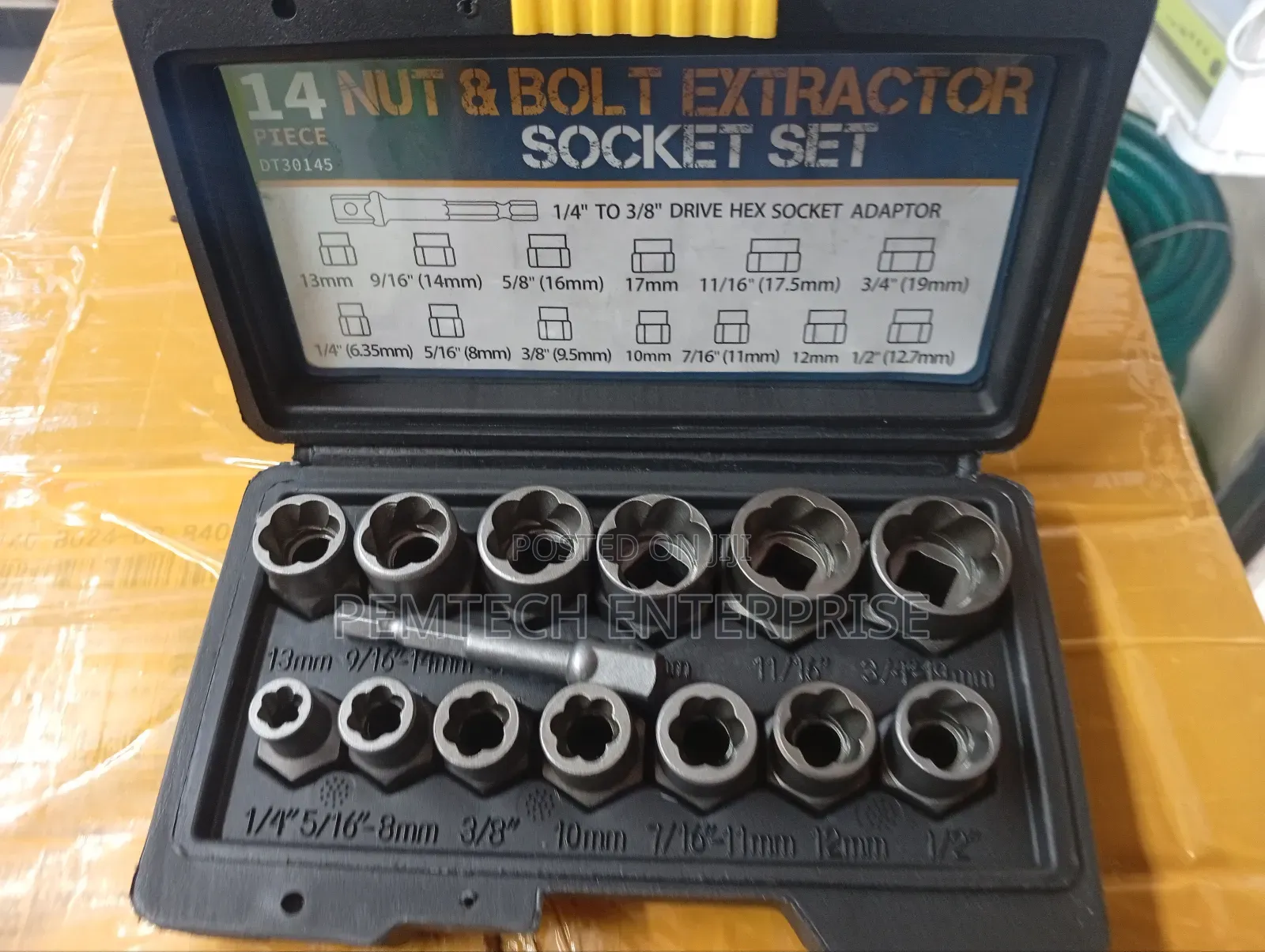 14pcs Bolt And Nut Extractor Socket Set