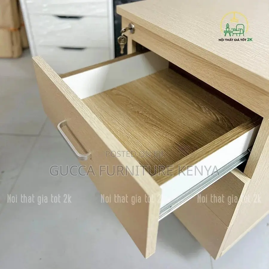 Cabinet: Wooden Simple Transportable Office Cabinet