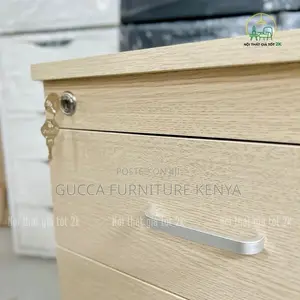 Cabinet: Wooden Simple Transportable Office Cabinet