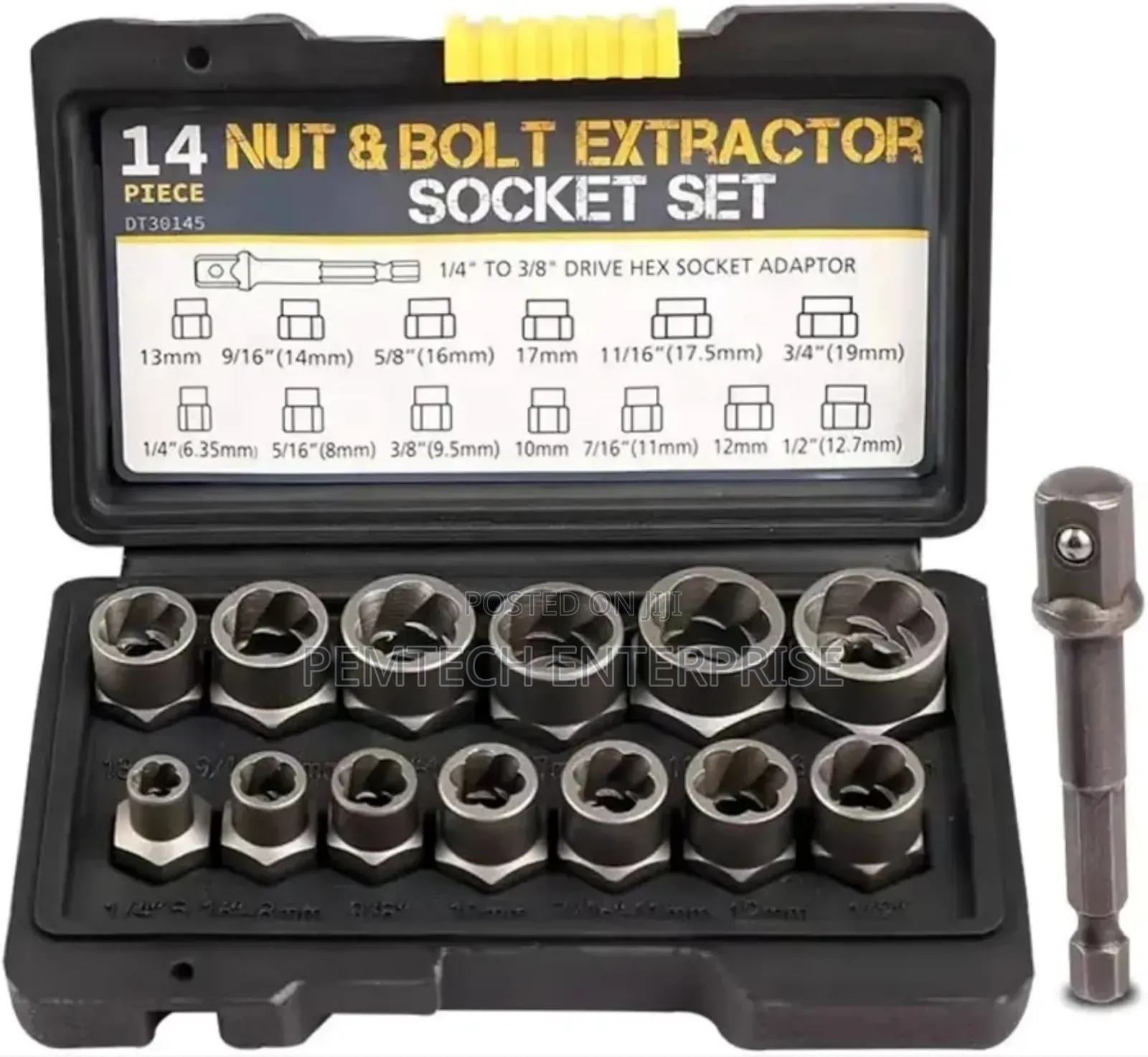 Bolt Extractor Kit,14 PCS Nut Extractor Socket