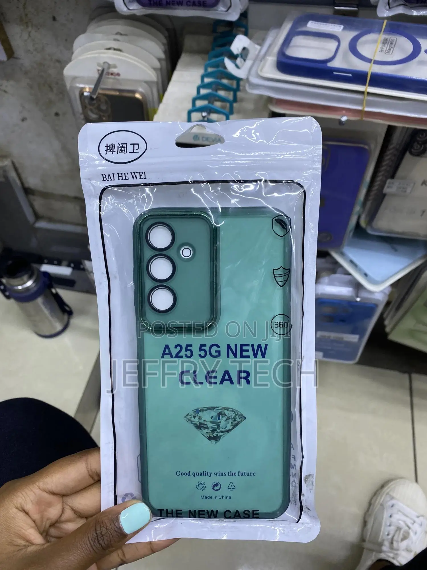 Sarja Samsung Galaxy A25 5g Green Transparent Phone Case