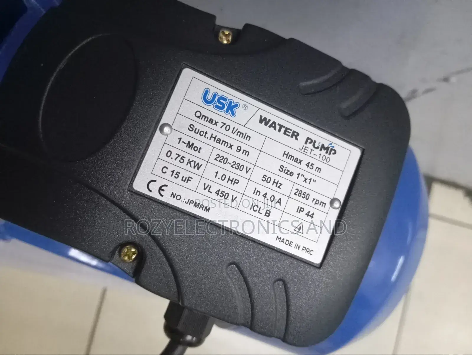 Usk 1hp Booster Pump Original Pump