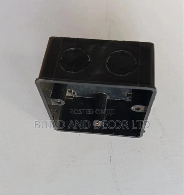 Single Switch Box Black