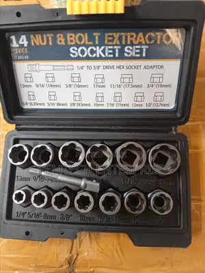 14pcs Bolt And Nut Extractor Socket Set