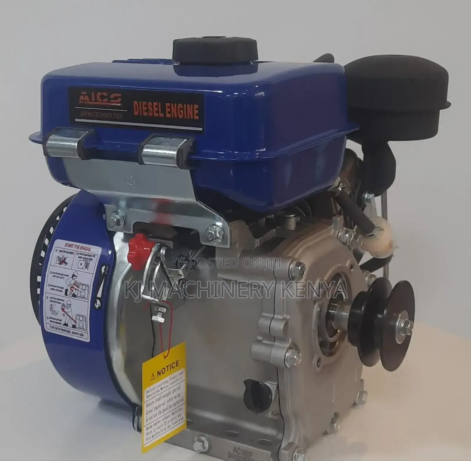Aico Japan, Diesel Powered, Air Cooled Engine  8hp
