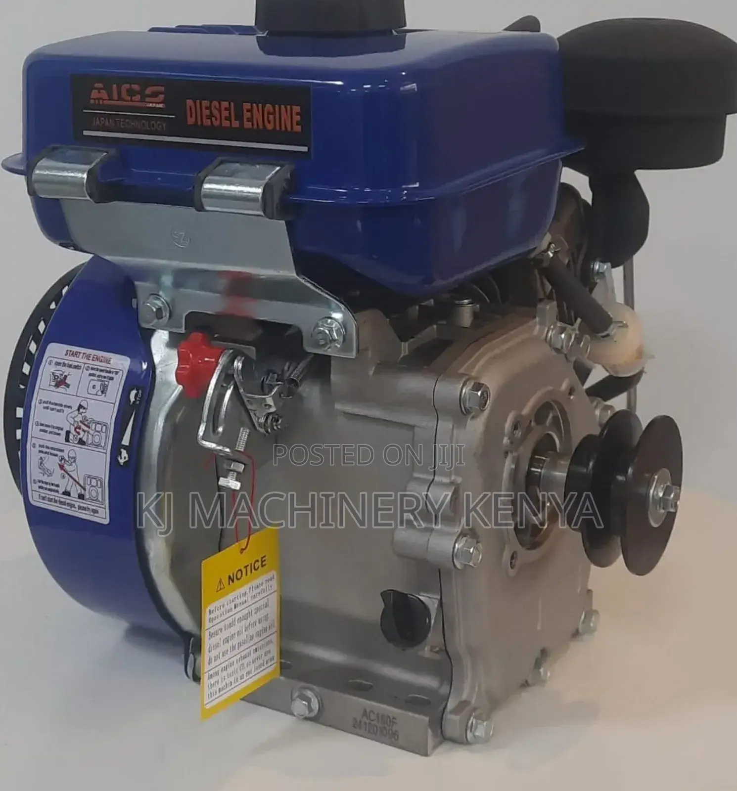 Aico Japan, Diesel Powered, Air Cooled Engine  8hp