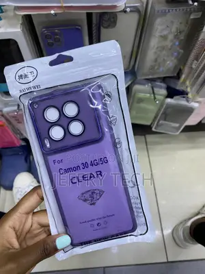 Coberta Cover for Tecno Camon 30 5g Purple Clear Transparent