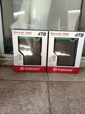 Transcend 4tb Portable Hand Drive 2.5m