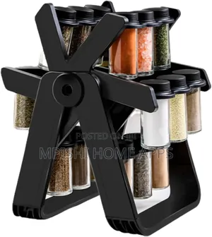 Rotating Spice Rack Organizer