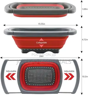 Collapsible Vegetable Drainer, Over the Sink Colander