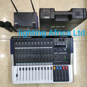 12 Channels Pro Mixer Powered With BNK Wireless Microphone