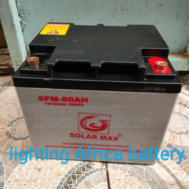 High Quality 80ah - 12v Maintenance Free Solarmax Solar Battery - thumbnail 2