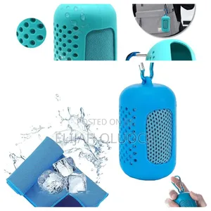Portable Sports Quick Dry Cool Towel in Silicone Pocket