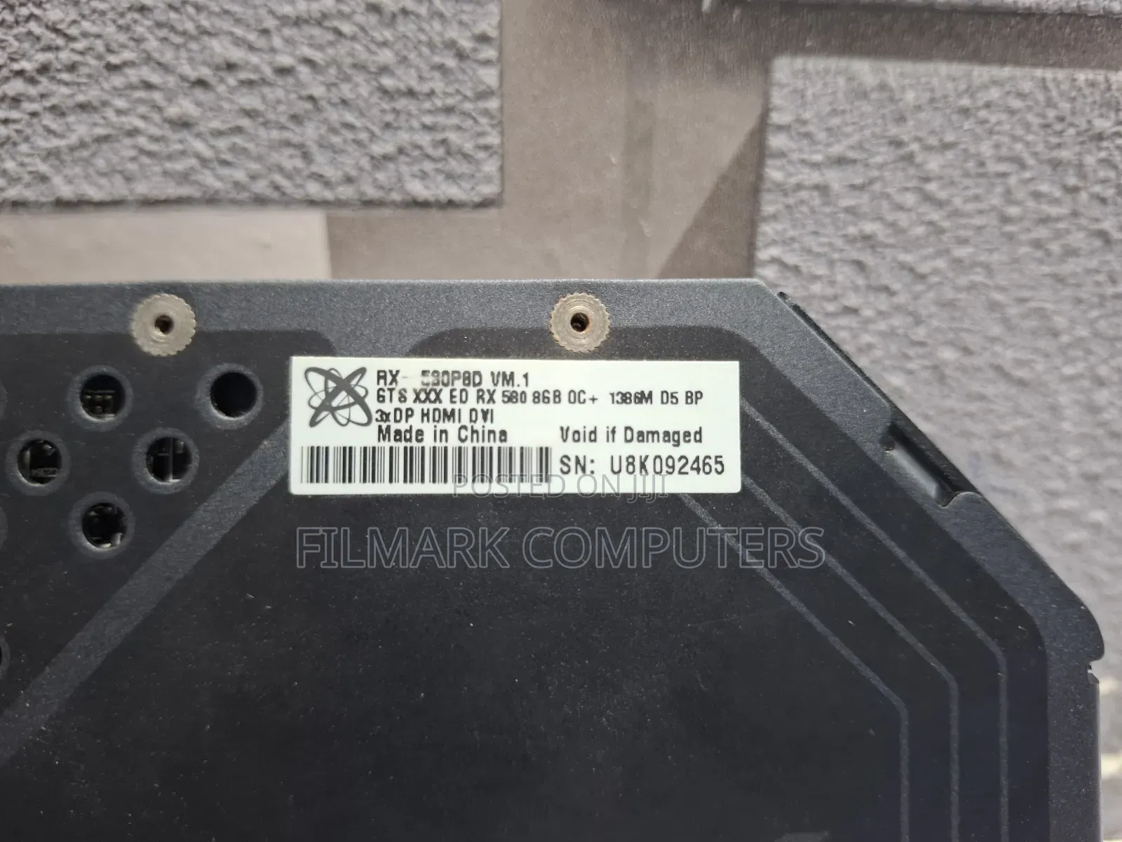 Amd Radeon Rx 580 8gb 2048sp Gddr5 Computer Video Graphics