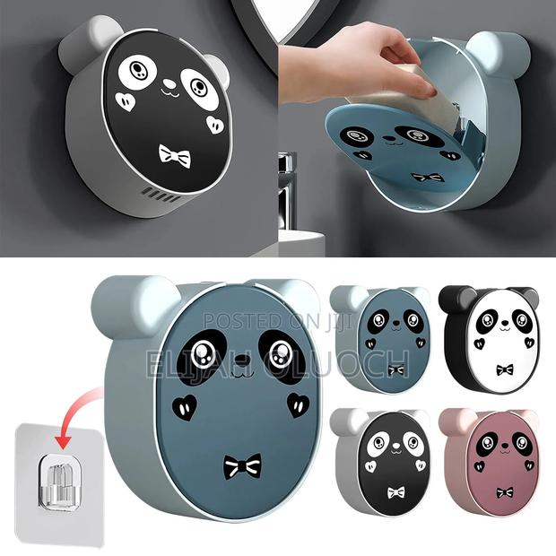 Cute Panda Flip Soap Holder - main view