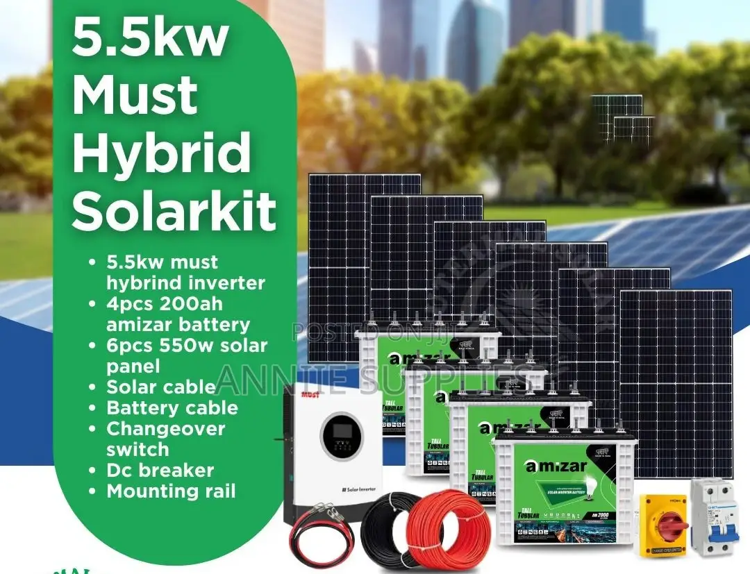 5.5kw Solar Hybrid Kkit New Package