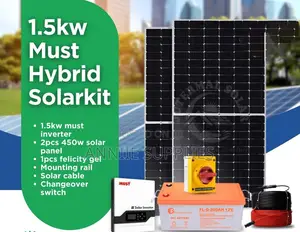 Must Hybrid Inverter1.5kva Solar Package