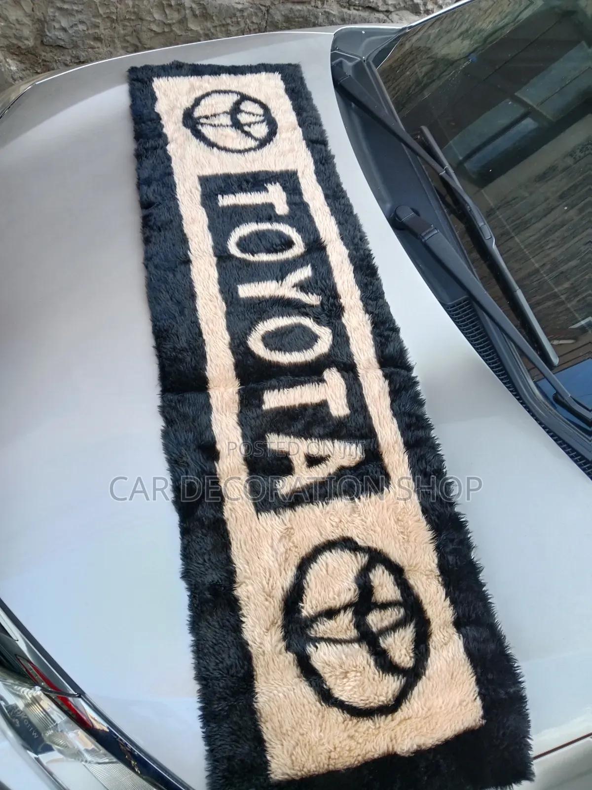 Mini Toyota Branded Dash Mat in Baije or Grey