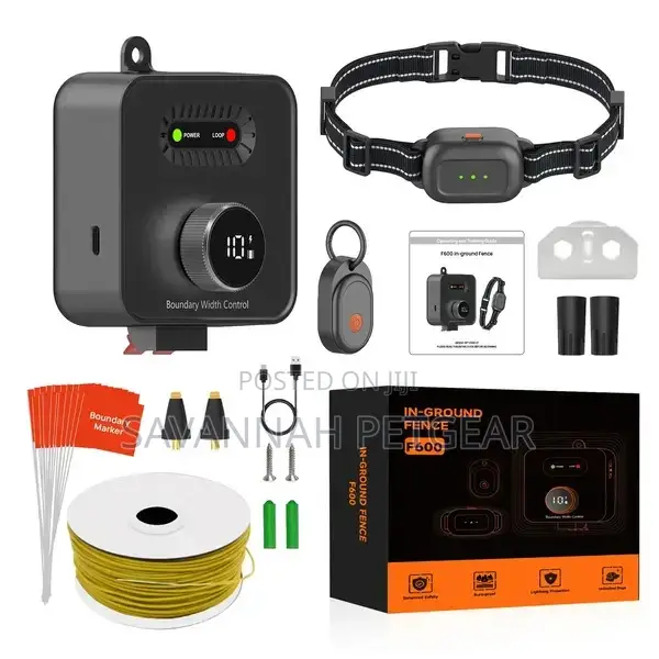 F600 in-Ground Wire Dog Training Fence System Dual Collar