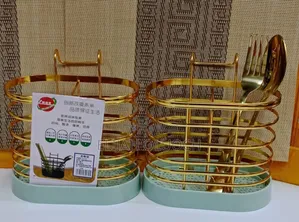 Spoon Holder Stainless Gold