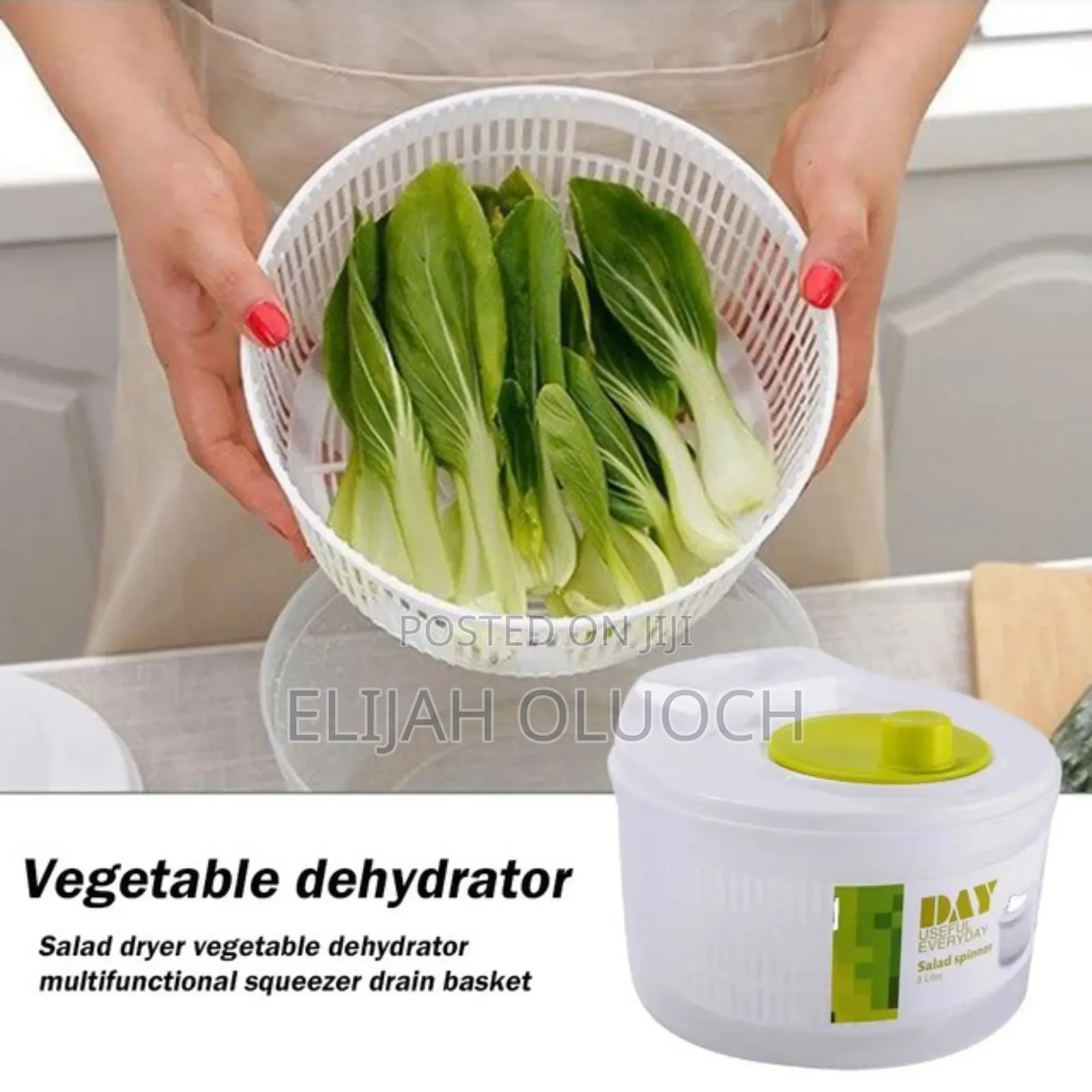 *New Large 3ltr Manual Salad Spinner, Dryer ,Drainer Etc
