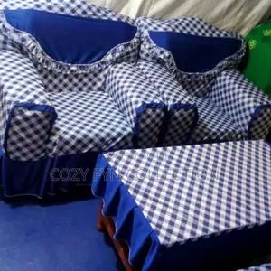 Checked Loose Covers 7seater