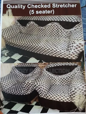 Checked Loose Covers 7seater