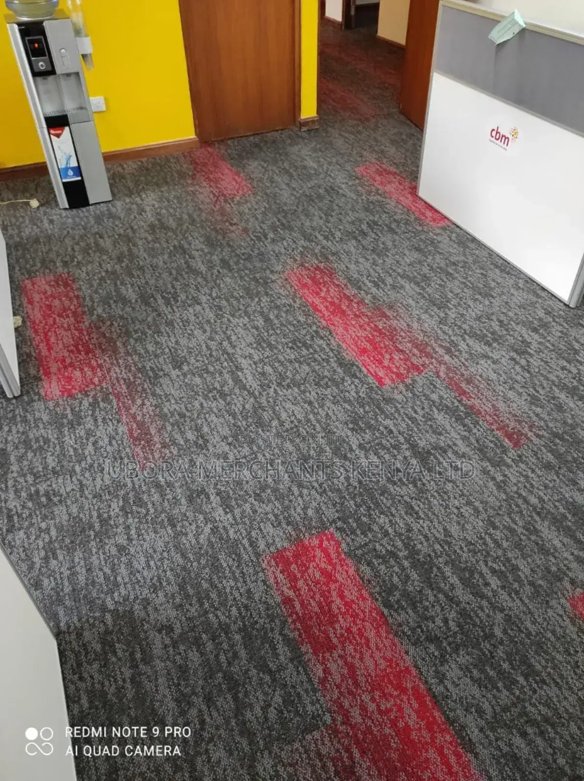 Charmaine In Red Wall To Wall Carpet Tiles