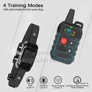 Humane Spray Dog Training Collar With Remote, Beep,Anti-Bark