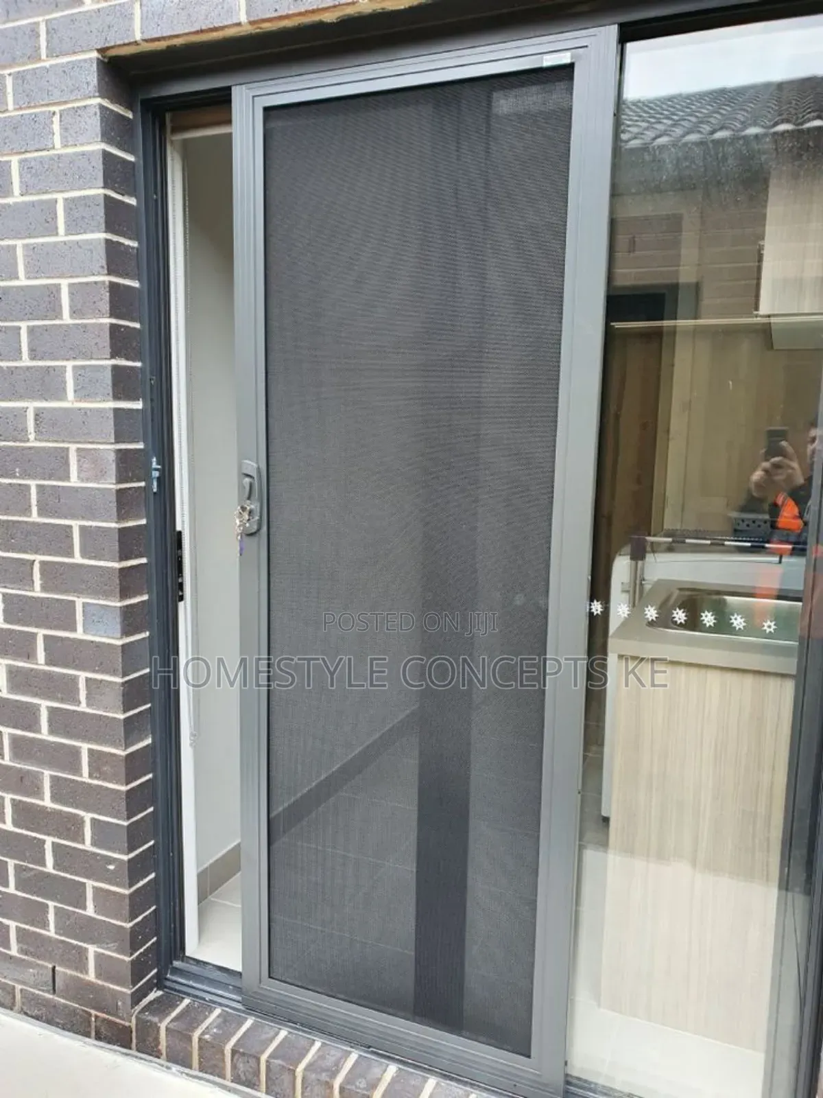 Sliding Retractable Mosquito Net Balcony Patio Door Window