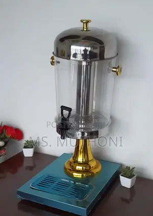8l Drain Stand Juice Dispenserstainless Steel Ice Cube Tube