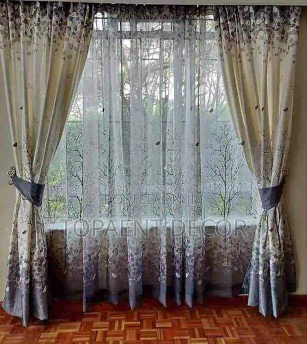 Flowered Curtains and Sheers for Windows and Doors - main view